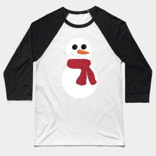 Cute Snowman Christmas design Baseball T-Shirt